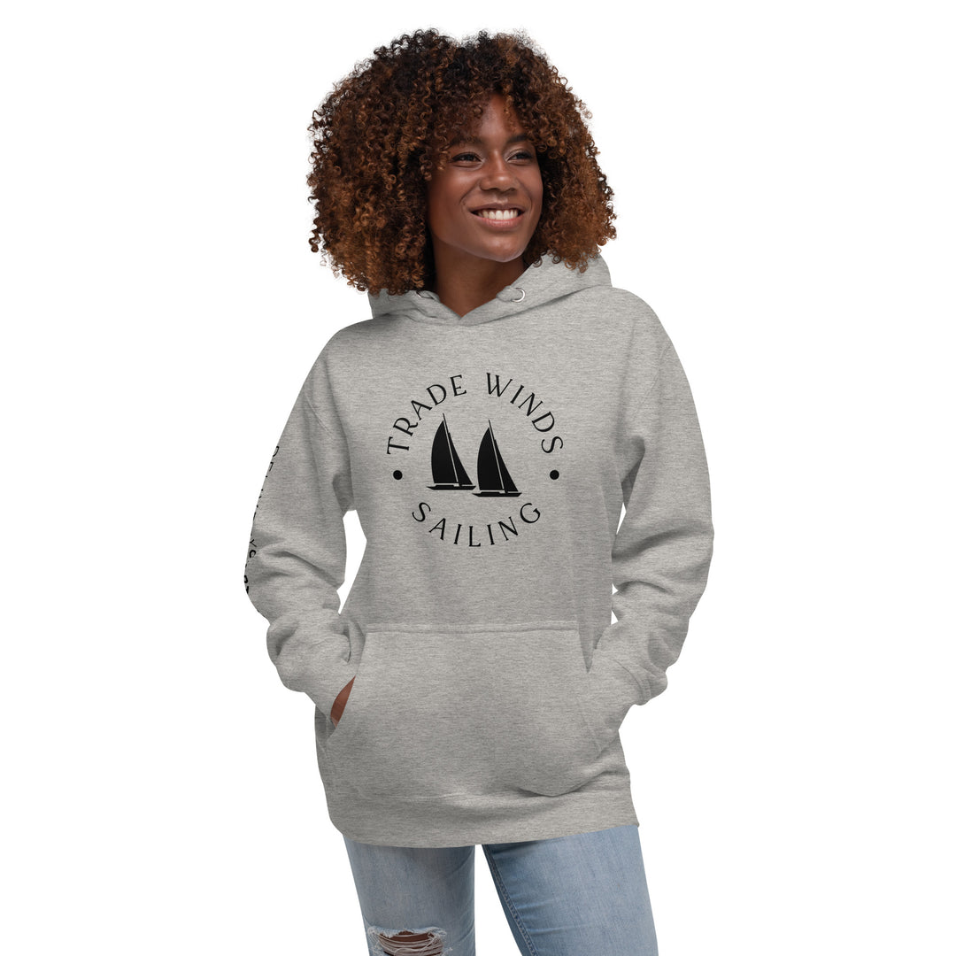 Trade Winds Sailing Official Hoodie Perfect for sailors, ocean lovers.